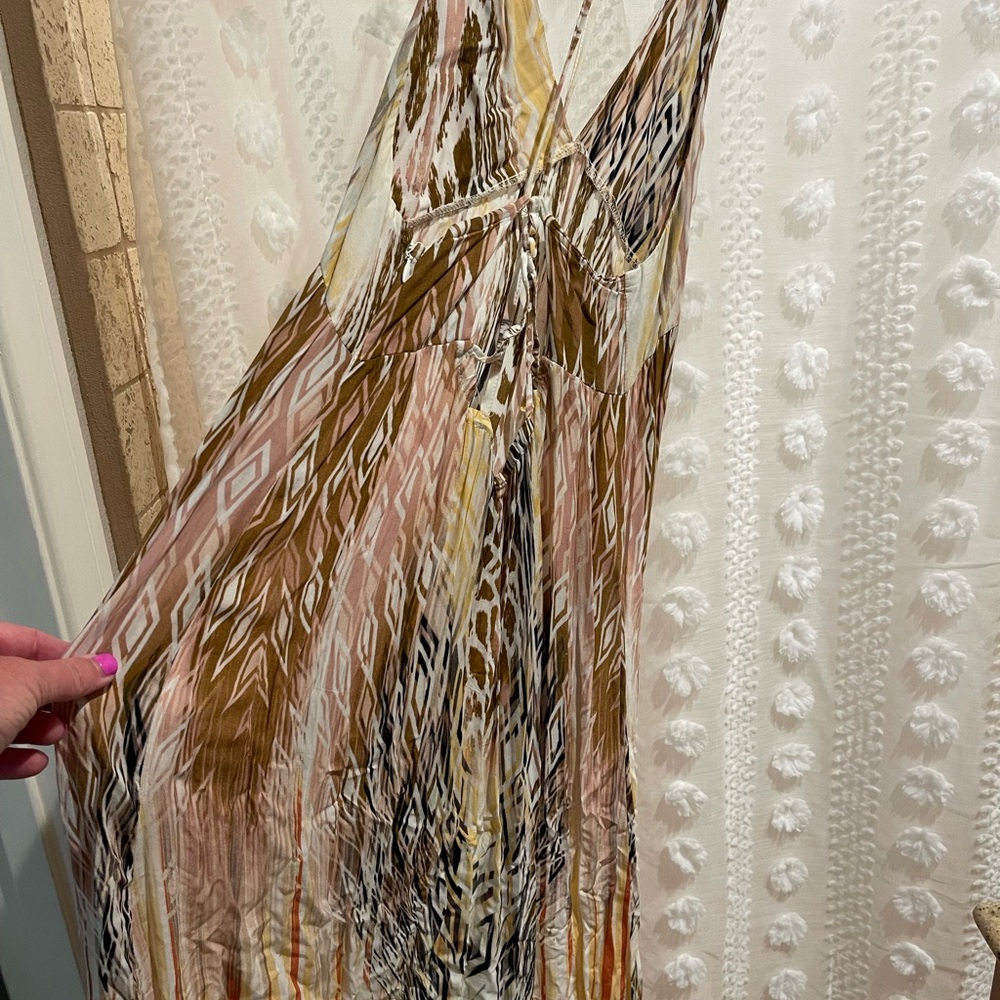 Lani boutique flowing dress in Mesium